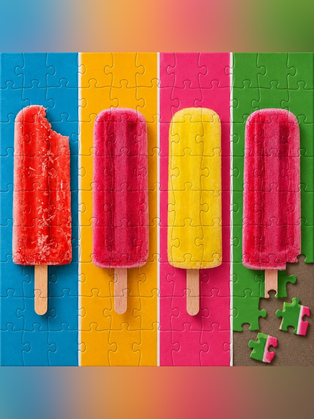 Popsicles Jigsaw Puzzle 1000 Piece Tasty Colorful Summer Art Havana Nights